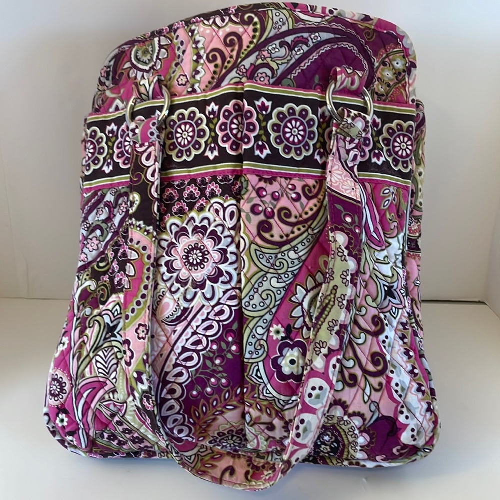 Vera Bradley Very Berry Paisley Shoulder Bag Large Tote